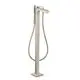 AXOR-HG-AXOR-Citterio-Einhebel-Wannenmischer-bodenstehend-mit-Hebelgriff-Rautenschliff-Brushed-Nickel-39471820 gallery number 1